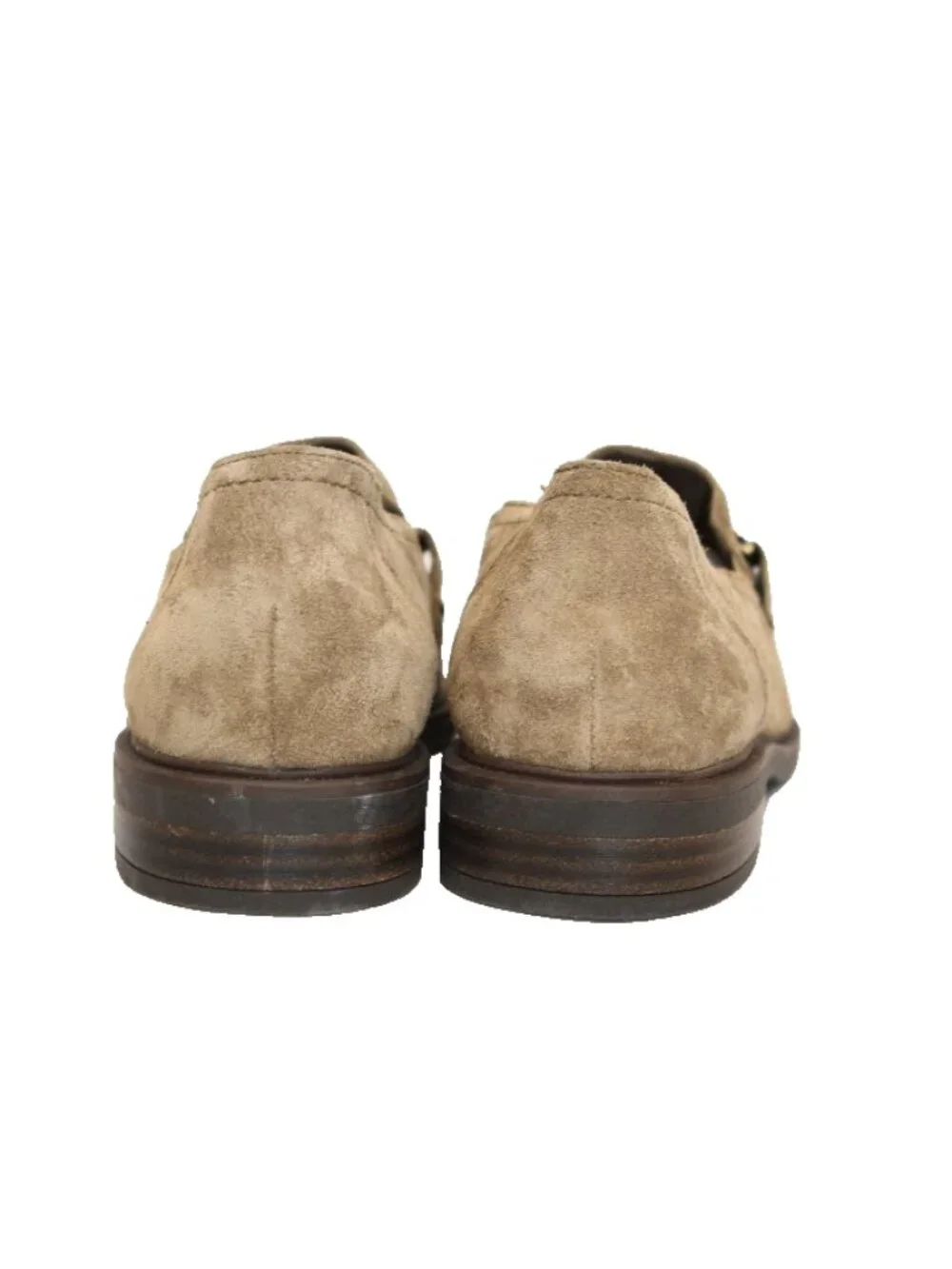$490 PAUL GREEN Brittany Bit Loafer SHOES TAN BROWN SOFT SUEDE 7.5 US (TF22)